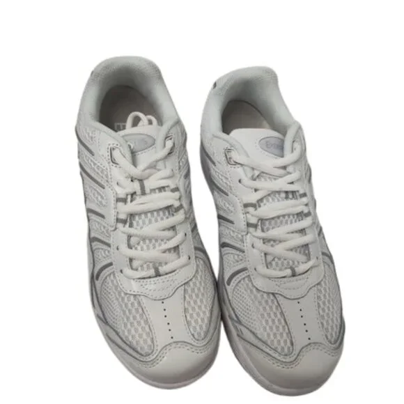 Exerstep Rocker Bottom Design Women's Brisa Leather Mesh Tennis Shoe Size 7 NIB - Picture 3 of 9